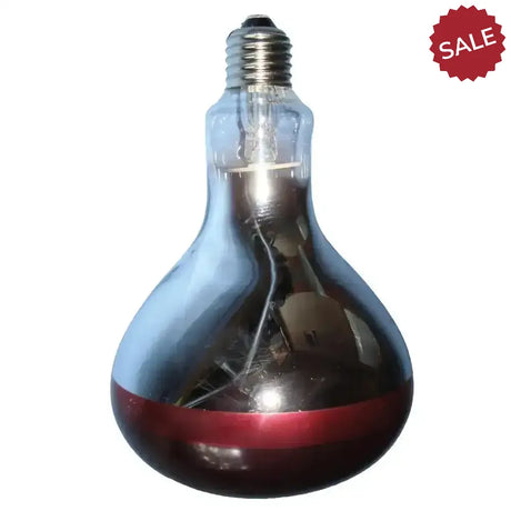 Intelec Hard Glass Infra-Red Heat Bulb Ruby 150 W Ruby Smallholder