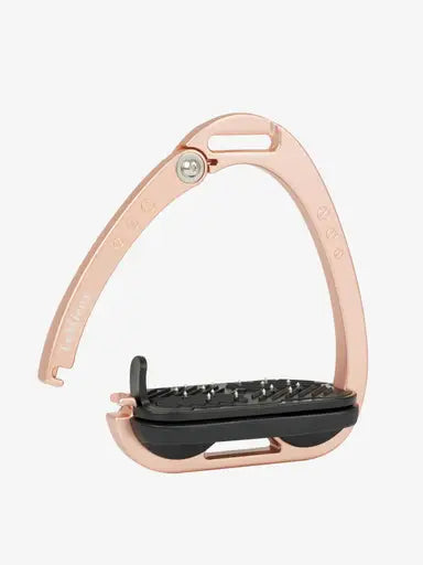 LeMieux Vector Control Stirrup Rose Gold One Size Rose Gold Safety Stirrups