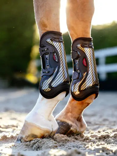 LeMieux Exo-Flex® Tendon Boot Brown/Gold Medium Brown/Gold Tendon Boots