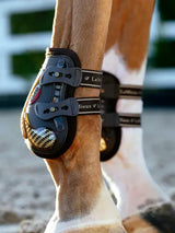 LeMieux Exo-Flex® Ankle Boot Brown/Gold Medium Brown/Gold Fetlock Boots