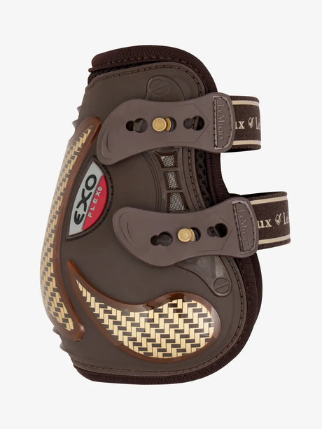 LeMieux Exo-Flex® Ankle Boot Brown/Gold Medium Brown/Gold Fetlock Boots