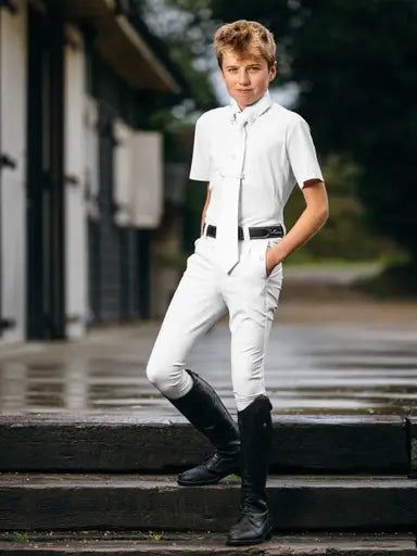 LeMieux Young Rider Boys Breech White White 9-10 years Breeches