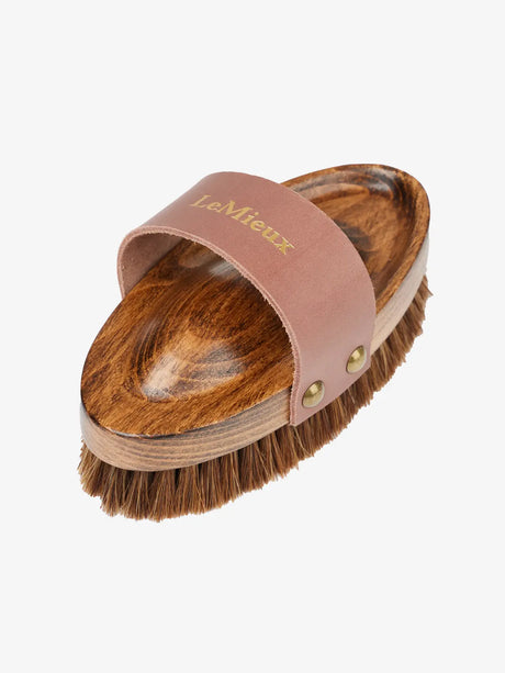 LeMieux Artisan Soft Speckled Brush Brown One Size Brown Body Brushes