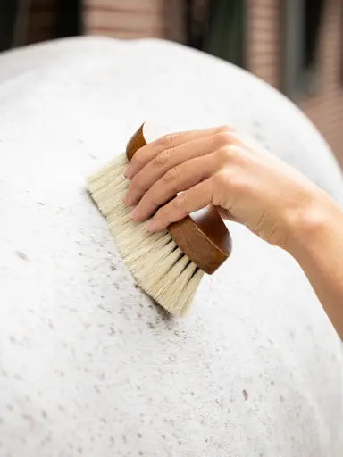 LeMieux Artisan Deep Clean Dandy Brush Brown One Size Brown Dandy Brushes