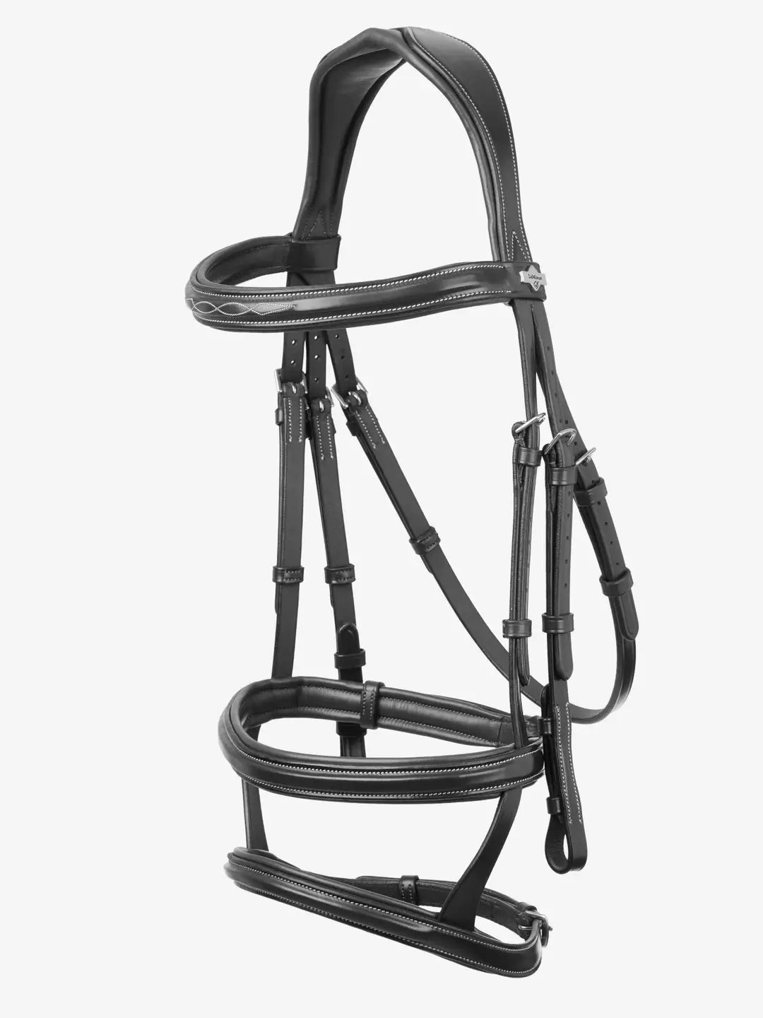 LeMieux Kudos Double Noseband Bridle Black/Silver