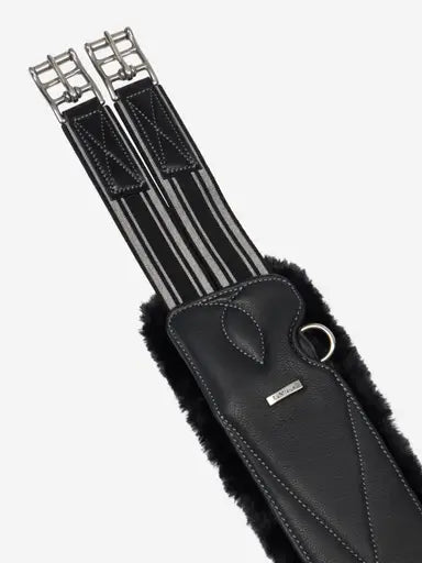 LeMieux Arika Simuwool Contoured Long Stud Girth Black 100cm Black Stud Girths