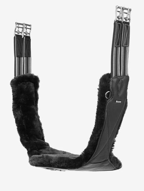 LeMieux Arika Simuwool Contoured Long Stud Girth Black 100cm Black Stud Girths