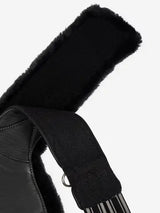 LeMieux Arika Simuwool Contoured Long Stud Girth Black 100cm Black Stud Girths