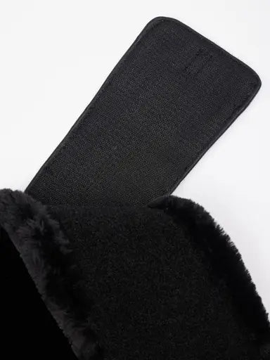 LeMieux Arika Simuwool Contoured Short Stud Girth Black 45cm Black Stud Girths