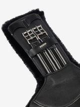 LeMieux Arika Simuwool Contoured Short Stud Girth Black 45cm Black Stud Girths