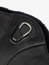 LeMieux Arika Simuwool Contoured Short Stud Girth Black 45cm Black Stud Girths