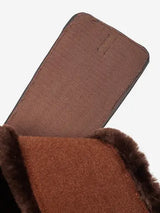 LeMieux Arika Simuwool Contoured Short Stud Girth Brown 45cm Brown Stud Girths