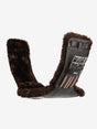 LeMieux Arika Simuwool Contoured Short Stud Girth Brown 45cm Brown Stud Girths
