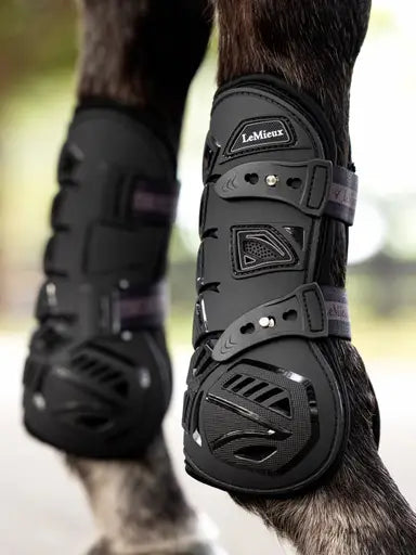 LeMieux Motion Cool Tendon Boot Black Medium Black Tendon Boots