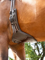 LeMieux Arika Contoured Short Stud Girth Brown 45cm Brown Stud Girths