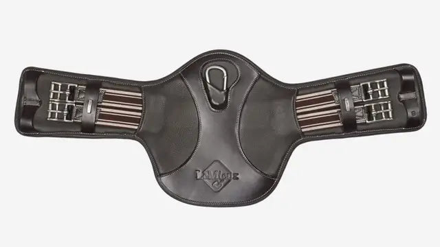 LeMieux Arika Contoured Short Stud Girth Brown 45cm Brown Stud Girths
