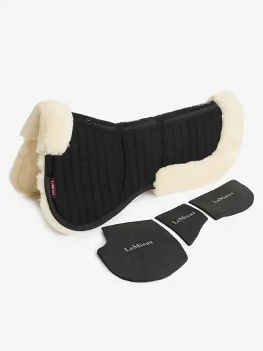 LeMieux Merino+ ProSorb 3 Pocket Half Pad Black/Natural