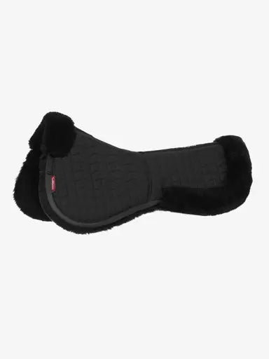 LeMieux Merino+ ProSorb 2 Pocket Half Pad Black/Black Medium Black/Black Corrective Saddle Pads