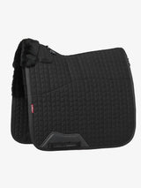 LeMieux Merino+ Half Lined Dressage Square Black/Black Medium Black/Black Dressage Saddle Pads