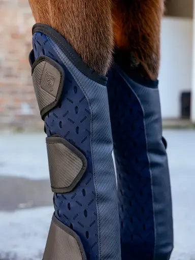 LeMieux Kudos 3D Mesh Travel Boots Navy