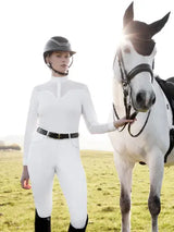LeMieux Emily Long Sleeve Show Shirt White White UK 6 Show Shirts