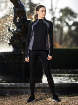 Lemieux Carly Zip Through Black UK 6 Black Base Layers