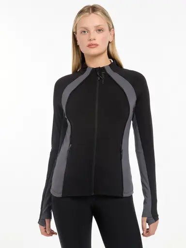Lemieux Carly Zip Through Black UK 6 Black Base Layers