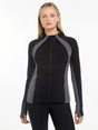 Lemieux Carly Zip Through Black UK 6 Black Base Layers