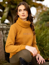 Lemieux Adele Funnel Neck Sweat Ginger UK 6 Ginger Jumpers