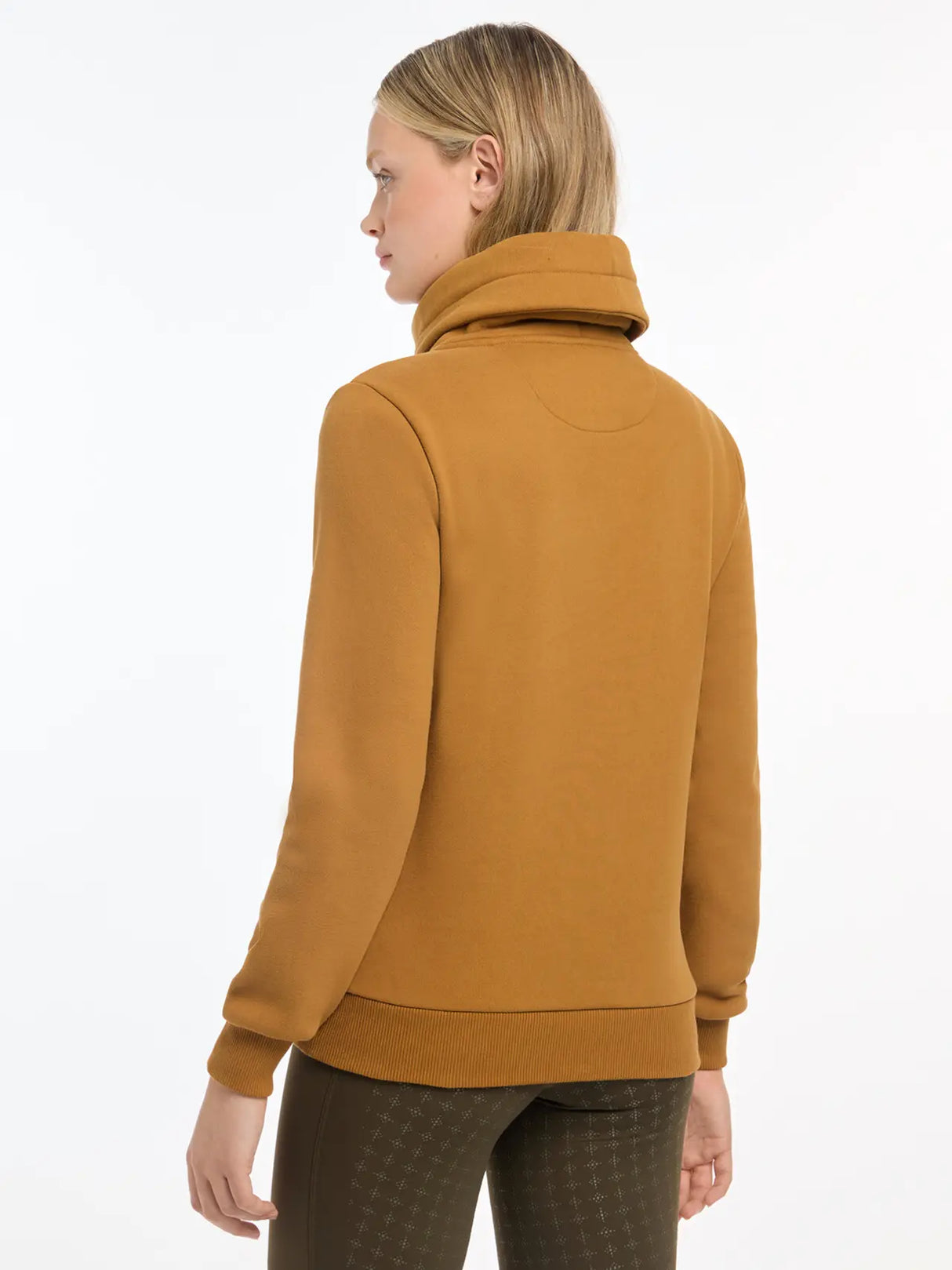 Lemieux Adele Funnel Neck Sweat Ginger UK 6 Ginger Jumpers