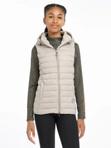 Lemieux Young Rider Milly Puffer Gilet Ash 7-8 years Ash Gilets & Bodywarmers
