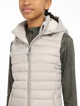 Lemieux Young Rider Milly Puffer Gilet Ash 7-8 years Ash Gilets & Bodywarmers