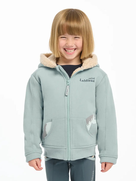 Lemieux Mini Charlie Lined Hoodie Glacier 3-4 years Glacier Hoodies