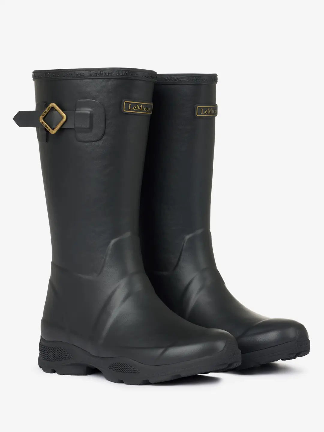 Lemieux Young Rider Wellies Black UK Child 13 Black Wellington Boots