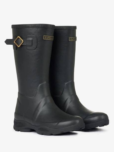 Lemieux Young Rider Wellies Black UK Child 13 Black Wellington Boots