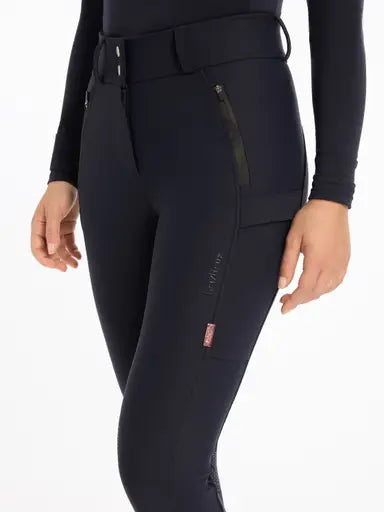 Lemieux Drytex Waterproof Breeches Knee Grip Navy UK 6 Navy Waterproof Legwear