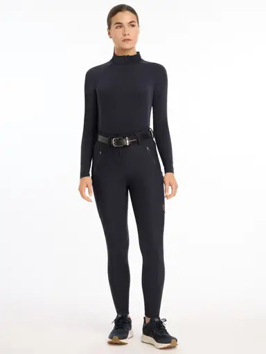 Lemieux Drytex Waterproof Breeches Knee Grip Navy UK 6 Navy Waterproof Legwear