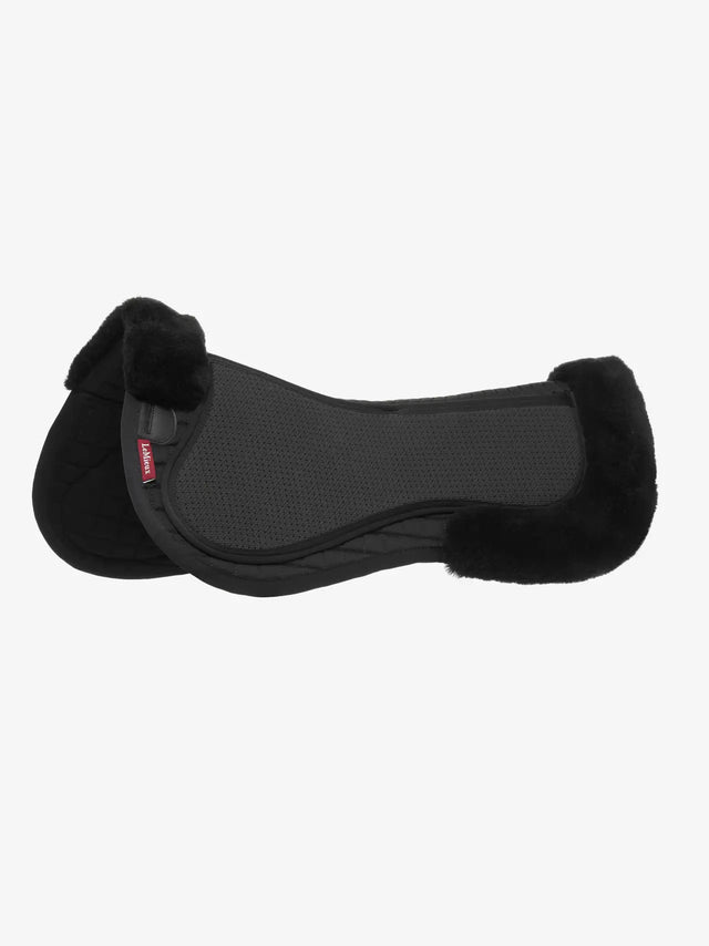 LeMieux Streamline Half Pad Black/Black Black/Black Medium Corrective Saddle Pads