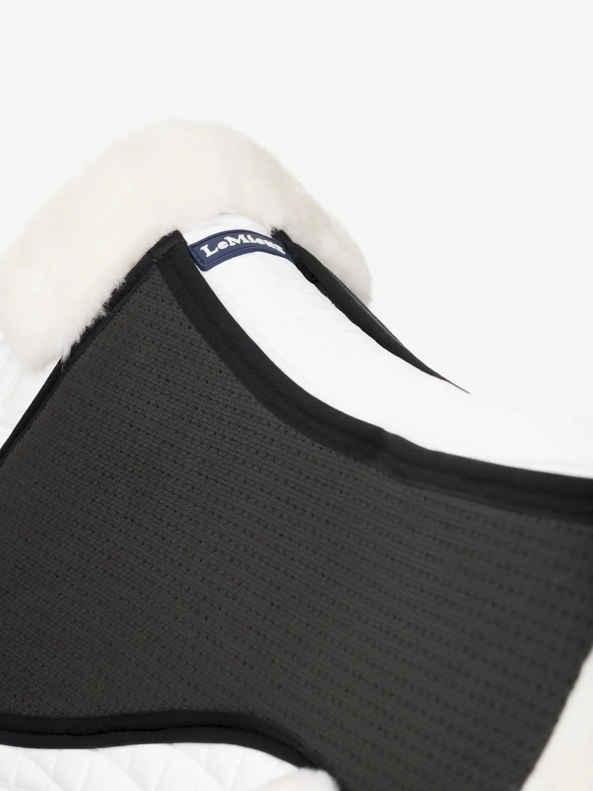 LeMieux Streamline Half Pad White/White White/White Medium Corrective Saddle Pads