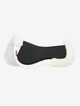 LeMieux Streamline Half Pad White/White White/White Medium Corrective Saddle Pads
