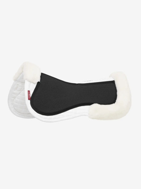 LeMieux Streamline Half Pad White/White White/White Medium Corrective Saddle Pads