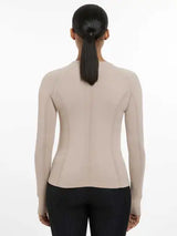 Lemieux Britney Seamless Long Sleeve Top Almond Almond UK 6 