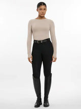 Lemieux Britney Seamless Long Sleeve Top Almond Almond UK 6 