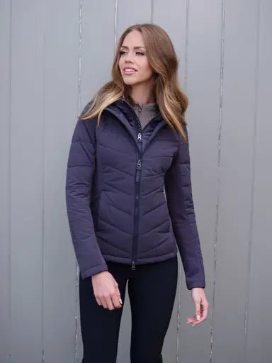 Lemieux Brioney Hybrid Jacket Dusk Blue Dusk Blue UK 6 Outdoor Coats & Jackets