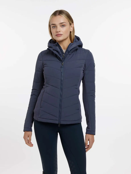 Lemieux Brioney Hybrid Jacket Dusk Blue Dusk Blue UK 6 Outdoor Coats & Jackets