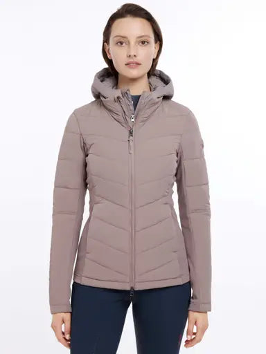 Lemieux Brioney Hybrid Jacket Pecan Pecan UK 6 Outdoor Coats & Jackets
