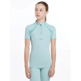 Lemieux Young Rider Short Sleeve Mia Mesh Base Layer Aqua