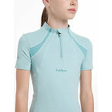 Lemieux Young Rider Short Sleeve Mia Mesh Base Layer Aqua