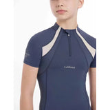 Lemieux Young Rider Short Sleeve Mia Mesh Base Layer Dusk Blue