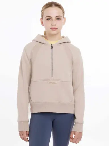Lemieux Young Rider Harriet Pop Over Almond Almond 7-8 years Hoodies